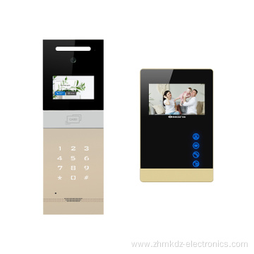 4.3-inch 720P Display Video Door Phone Apartment Intercom